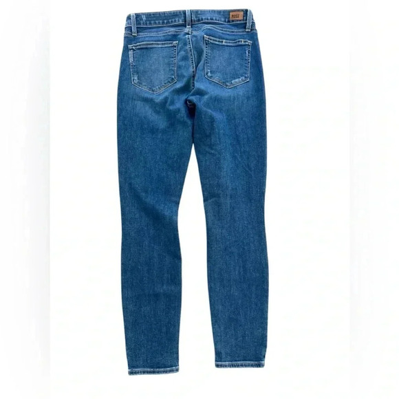 PAIGE Verdugo Ankle Ripped Jeans Distressed Size 29 - Picture 2 of 4